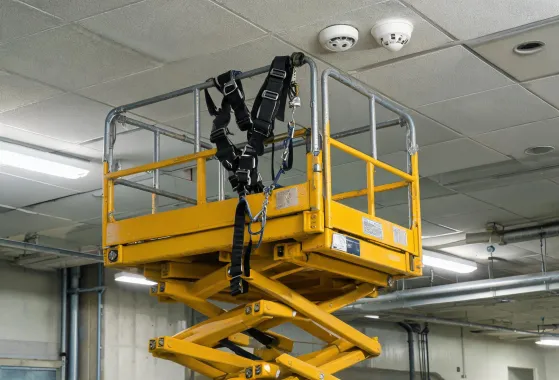 Fall protection for device testing